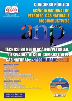 Agência Nac. do Petróleo, Gás Natural e Biocombustíveis (ANP)-TÉCNICO EM REGULAÇÃO - ESPECIALIDADE: GERAL-TÉCNICO ADMINISTRATIVO