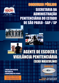 SAP/SP-AGENTE DE ESCOLTA E VIGILÂNCIA PENITENCIÁRIA
