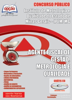 IPEM/MG-AGENTE FISCAL DE GESTÃO, METROLOGIA E QUALIDADE