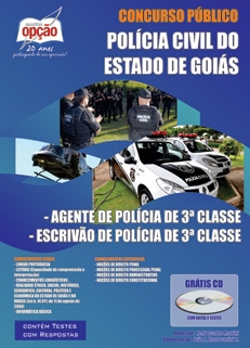 Polícia Civil-GO-AGENTE/ESCRIVÃO DE POLÍCIA DE 3º CLASSE