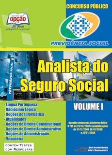 INSS- Analista do Seguro Social-ANALISTA DO SEGURO SOCIAL - VOLUME I