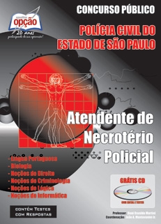 POLÍCIA CIVIL DO ESTADO DE SÃO PAULO-ATENDENTE DE NECROTÉRIO POLICIAL