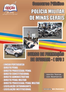 Polícia Militar - MG-CURSO DE FORMAÇÃO DE OFICIAIS