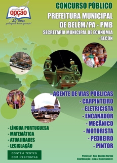 Prefeitura Municipal de Belém - PA / SECON-DIVERSOS CARGOS