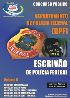 Polícia Federal/Escrivão-ESCRIVÃO DE POLÍCIA FEDERAL - VOLUME II-ESCRIVÃO DE POLÍCIA FEDERAL - VOLUME I-ESCRIVÃO DE POLÍCIA FEDERAL - COMPLETA