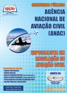 ANAC - Ag. Nacional de Aviação Civil-ESPECIALISTA EM REGULAÇÃO DE AVIAÇÃO CIVIL