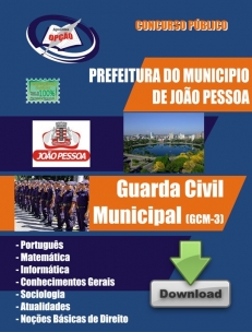 João Pessoa / PB-GUARDA CIVIL MUNICIPAL