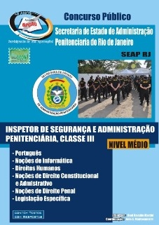 SEAP-RJ-INSPETOR DE SEGURANÇA E ADMINISTRAÇÃO PENITENCIÁRIA - CLASSE III