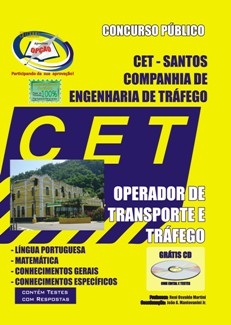 CET - SANTOS-OPERADOR DE TRANSPORTE E TR�EGO-FISCAL DE TERMINAL-AUXILIAR DE ADMINISTRA�O-AJUDANTE DE MANUTEN�O  E APOIO
