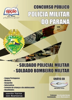 Polícia Militar/PR-SOLDADO POLICIAL/SOLDADO BOMBEIRO MILITAR