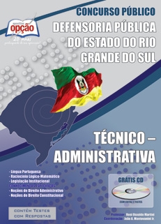 DPE - Rio Grande do Sul-TÉCNICO - ADMINISTRATIVA-ANALISTA - PROCESSUAL