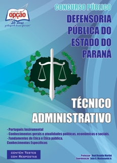 Defensoria do Estado do Paran��NICO ADMINISTRATIVO-ASSESSOR JUR�ICO