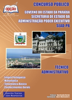 Governo do Estado da Paraíba - SEAD-TÉCNICO ADMINISTRATIVO