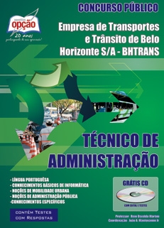 Empresa de Trans. e Trânsito de Belo Horizonte (BHTRANS)-TÉCNICO DE ADMINISTRAÇÃO