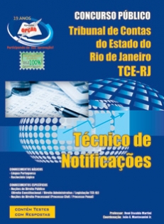 TCE-RJ-TÉCNICO DE NOTIFICAÇÕES