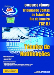 TCE-RJ-TÉCNICO DE NOTIFICAÇÕES