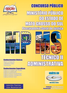 Ministério Público do Mato Grosso do Sul-TÉCNICO II - ADMINISTRATIVA-TÉCNICO I - ADMINISTRATIVA