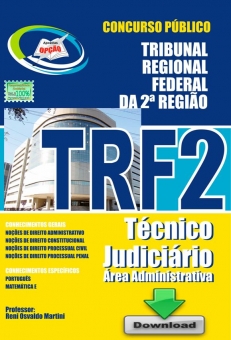 TRF-2ª Região RJ/ES-TÉCNICO JUDICIÁRIO - ÁREA ADMINISTRATIVA-ANALISTA JUDICIÁRIO - ÁREA JUDICIÁRIA