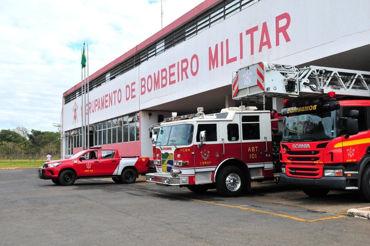 Lugar a onde os aprovados no concurso Bombeiros DF irão trabalhar.