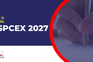 Imagem com fundo azul divulgando o Concurso EsPCEx 2027