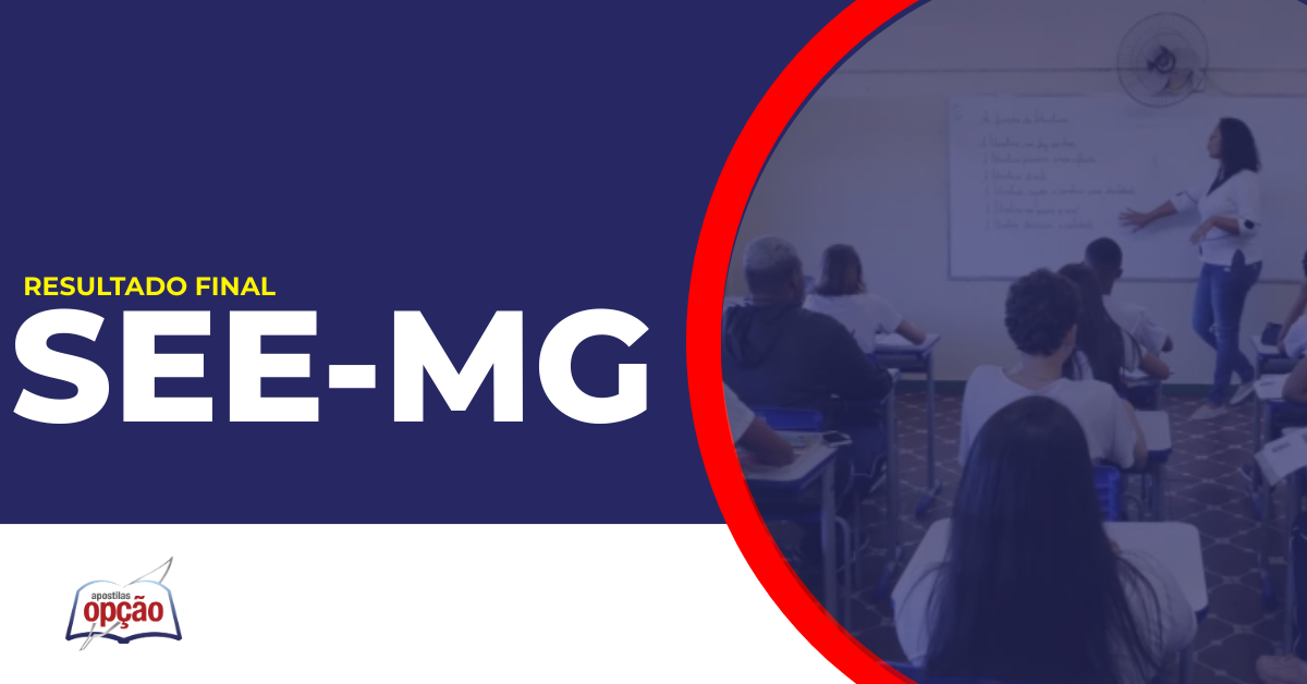 Professora em sala de aula explicando conteúdo aos alunos. Concurso SEE MG.