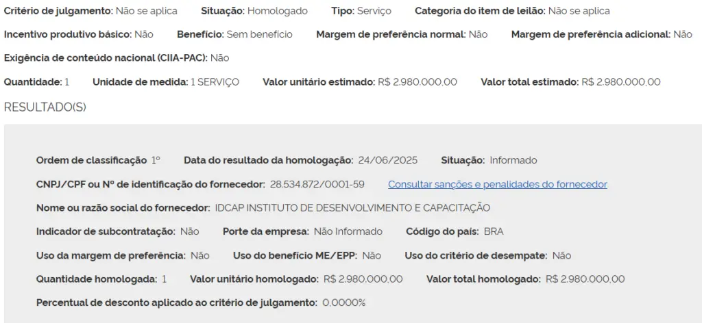 IDPAC será a banca do concurso IASES