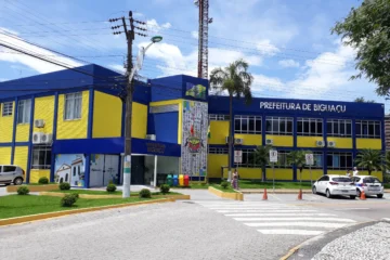 Prédio da prefeitura que abriu vagas para o Concurso Prefeitura de Biguaçu