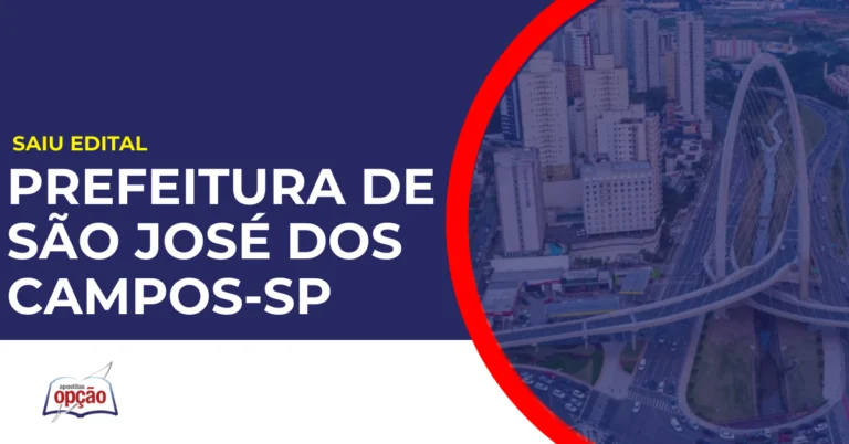 Cidade de São José dos Campos no estado de São Paulo. Concurso Prefeitura de São José dos Campos.