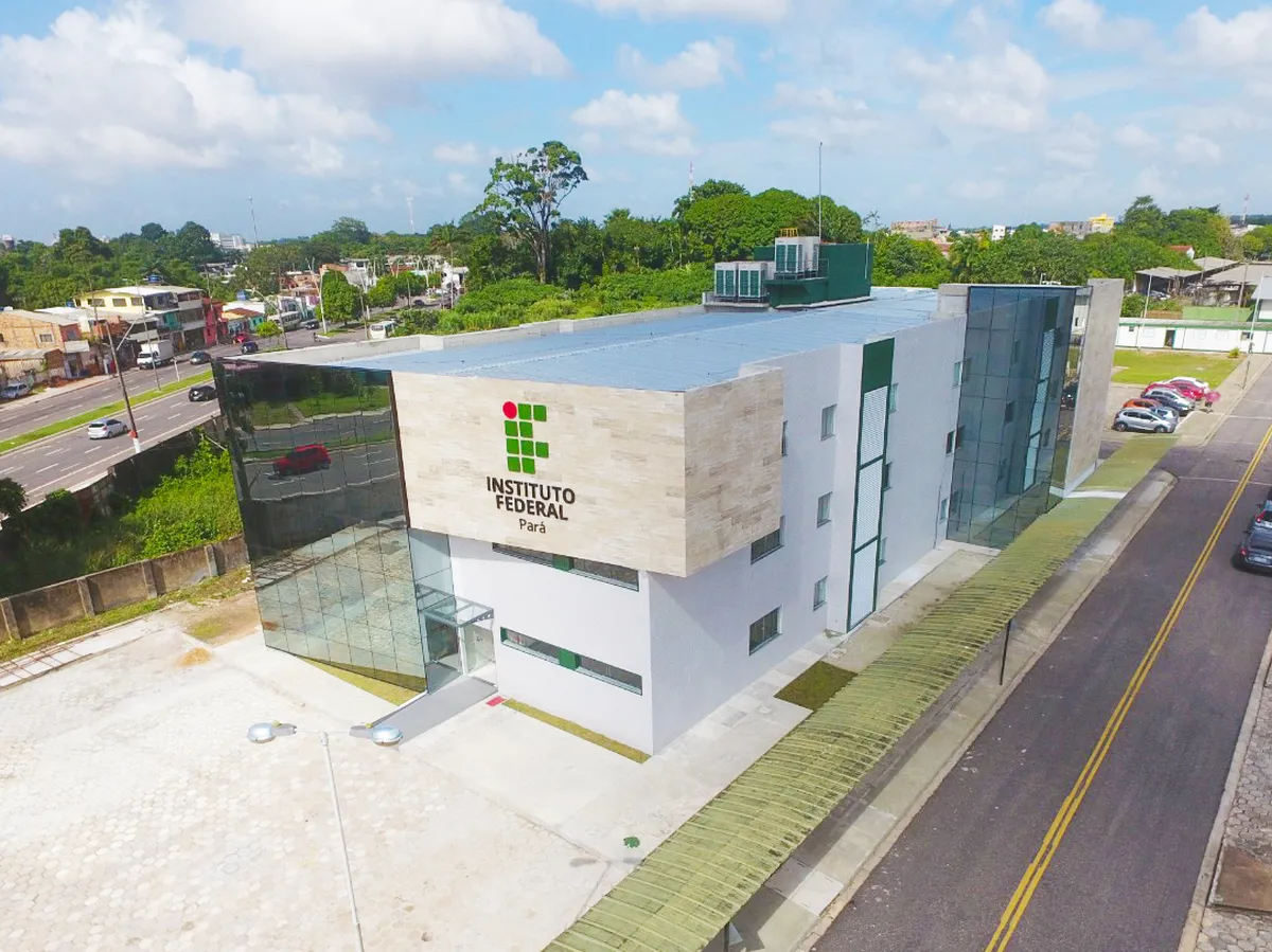 Fachada do Instituto Federal do Pará, onde os candidatos do concurso IFPA vão trabalhar.
