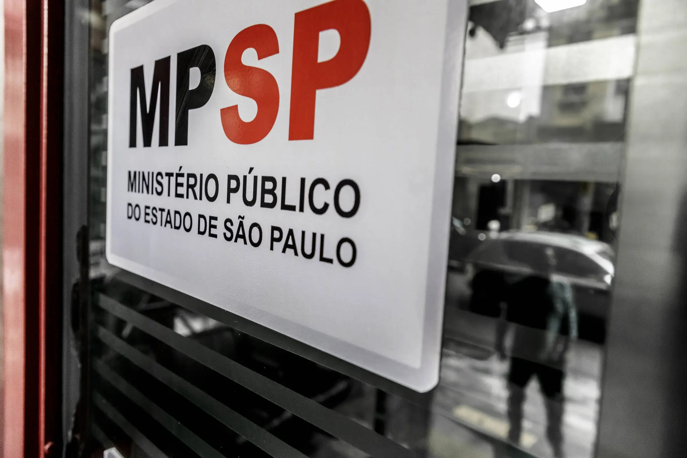 Placa do ministério público de São Paulo, onde os candidatos do concurso MP SP Analista de Promotoria II vão trabalhar.