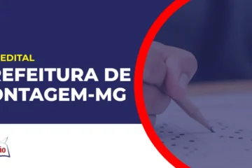 Imagem com fundo azul divulgando o Concurso Prefeitura de Contagem MG