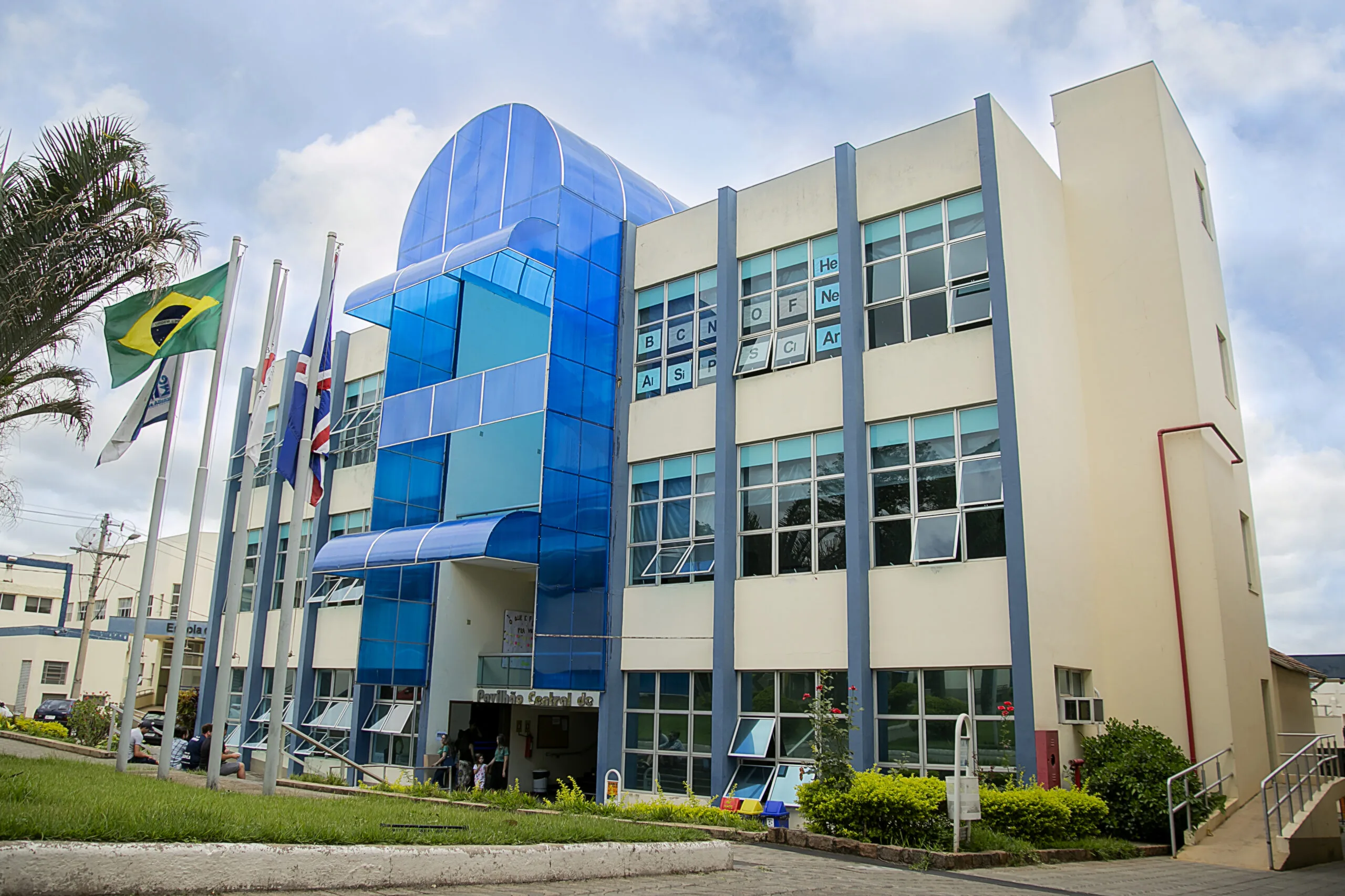 Prédio do PCA da Unifal, onde os vestibulandos aprovados no Vestibular Unifal vão estudar.