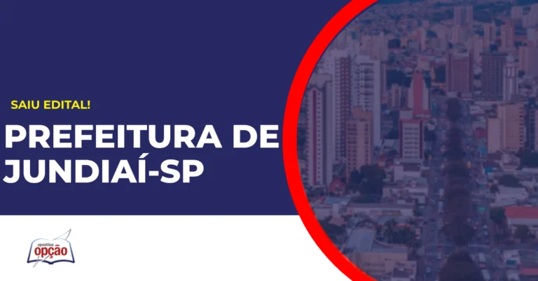 Cidade de Jundiaí no estado de São Paulo. Concurso Jundiaí 2026.