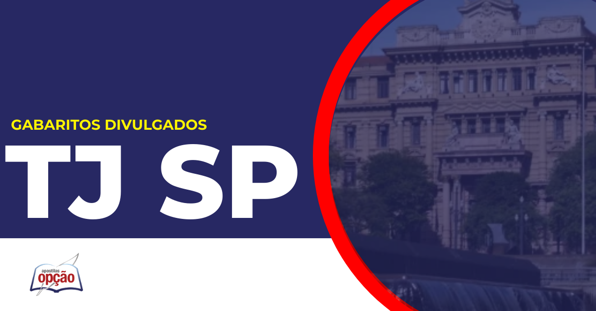 TJ SP. Concurso TJ SP Escrevente