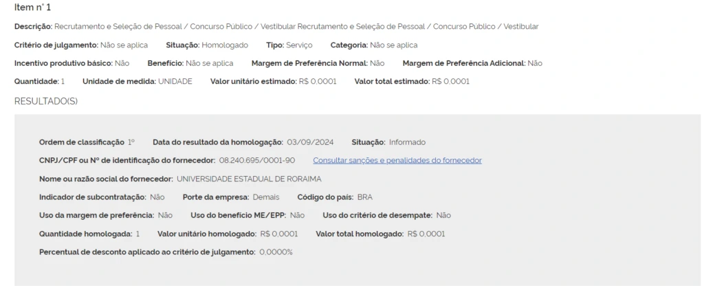 UERR será a banca do concurso PM RR