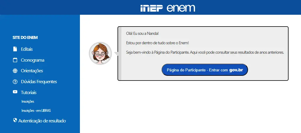 locais de prova do Enem 2025