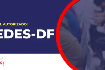 Pessoas realizando provas do concurso Sedes DF.