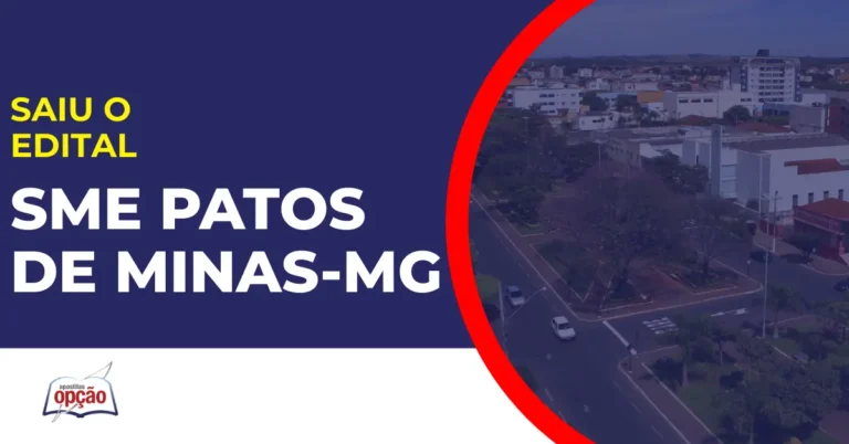 Concurso SME Patos de Minas MG