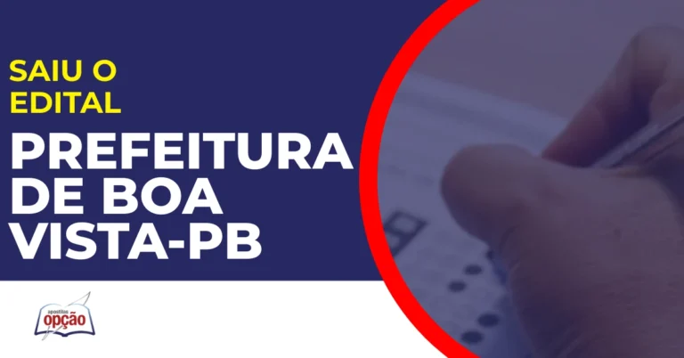Concurso Prefeitura de Boa Vista-PB