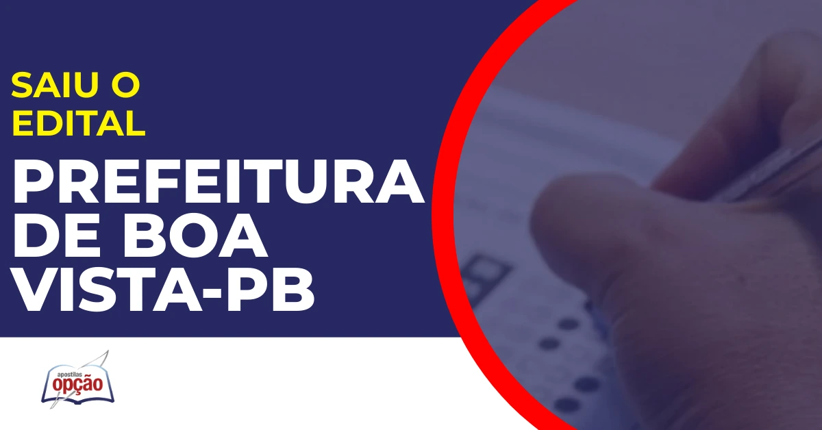 Concurso Prefeitura de Boa Vista-PB