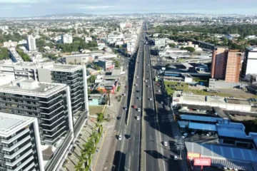 fotografia da vista da cidade de canoas
