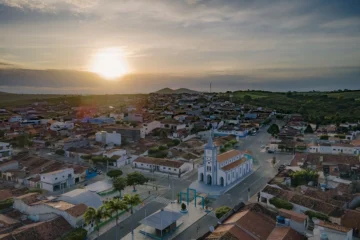 fotografia da vista da cidade de água branca