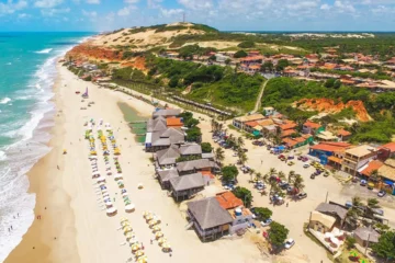 fotografia da praia da cidade de beberibe