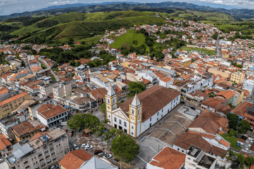 fotografia da vista da cidade de cunha