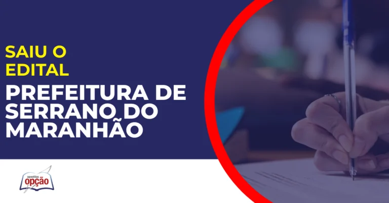concurso prefeitura de serrano do maranhão