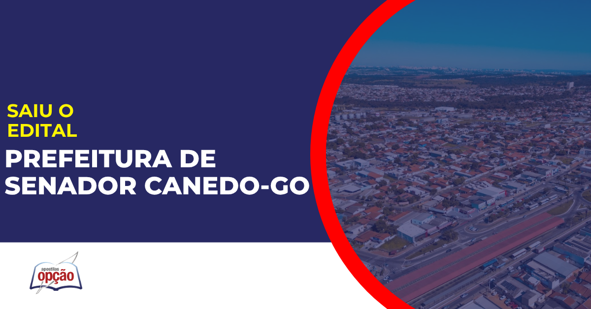 Cidade de Senador Canedo GO. Concurso Prefeitura de Senador Canedo