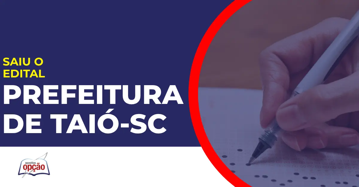 concurso prefeitura de taió-sc