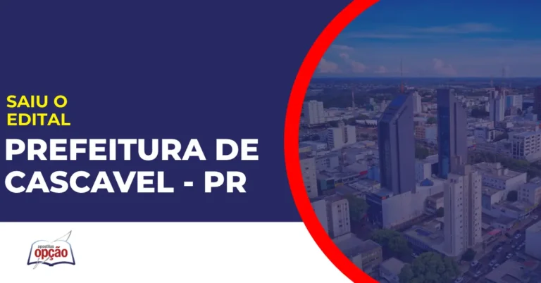Imagem aérea cidade de Cascavel PR. Concurso Prefeitura de Cascavel.