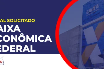 Imagem com fundo azul divulgando o Concurso Caixa 2026