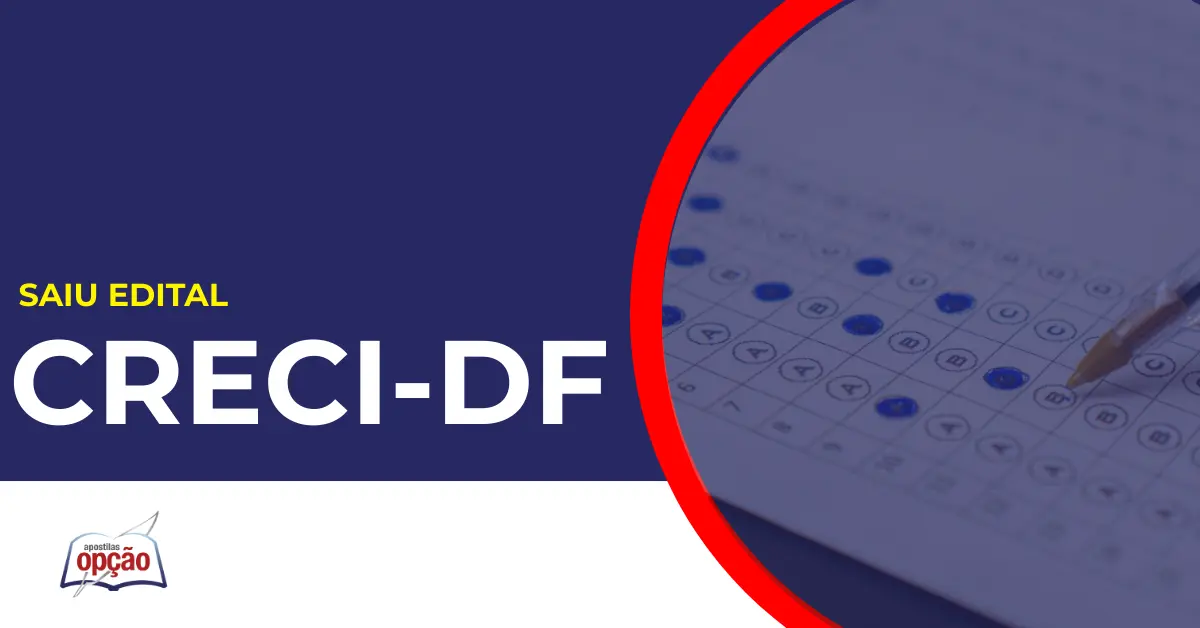 Pessoa preenchendo gabarito concurso CRECI DF.